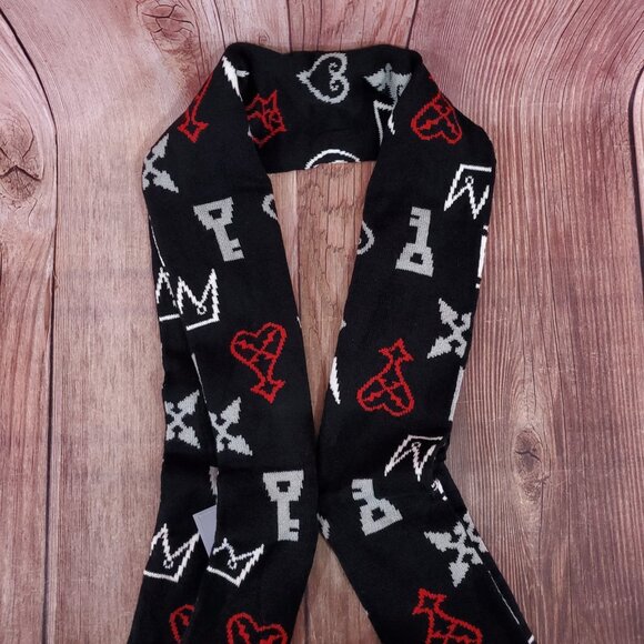NWT Disney Kingdom Hearts Scarf Interactive Studios Squarc Cnix - Picture 7 of 11